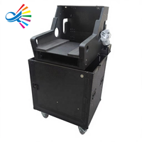 Boîtier de transport hydraulique personnalisé Goodcase pour table de mixage Wave LV1 avec support pour ordinateur et espace 2U 1U sous le plateau