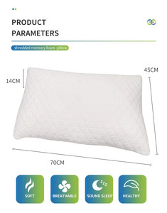<strong>Luxury</strong> Multi-Size Adjustable Cooling <strong>Bamboo</strong> Fiber Neck Bed <strong>Pillows</strong> Geometric Plant Cartoon Shredded Memory Foam Side Back - Product Image 5