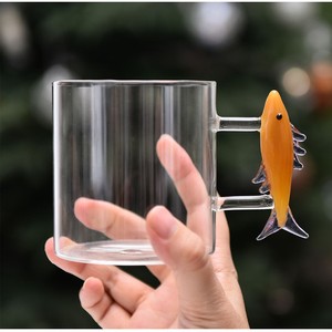 Niedliche Meerestier-Kaffeetasse mit Seepferdchen-Griff, 3D-Ozean-Design, Borosilikatglas-Becher, Hitzebeständig, Spülmaschinenfest, Wiederverwendbar für - Product Image 6