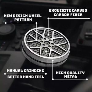 PPB Brand Adult Fingertip Wheel Hub Coin Pusher Decompression Metal EDC with Milk Cover Plastic for Push Brand Fidget Spinners - Product Image 2