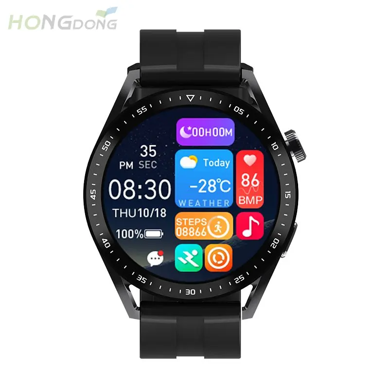 Sıcak satış HW 3 pro akıllı saat erkekler kablosuz şarj akıllı saat HW3 pro akıllı saat dokunmatik ekran yuvarlak smartwatch