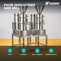 Machine à beurre de cacahuètes en acier inoxydable avec système de refroidissement, moulin colloïdal pour broyer les cacahuètes, les amandes et les noix