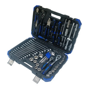 Juego <span class=keywords><strong>de</strong></span> Herramientas <span class=keywords><strong>de</strong></span> Mano <span class=keywords><strong>de</strong></span> 88 Piezas para Reparación <span class=keywords><strong>de</strong></span> Automóviles con Llaves <span class=keywords><strong>de</strong></span> Vaso en Maletín para Reparar Bicicletas y Coches - Product Image 4