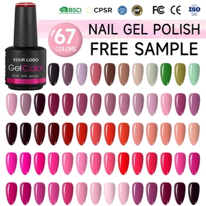 Esmalte de Gel de Alta Calidad de Fábrica OEM ODM, 67 Colores, Larga Duración, Sin Hema, Gel UV LED OEM para Salón de Belleza - Product Image 1