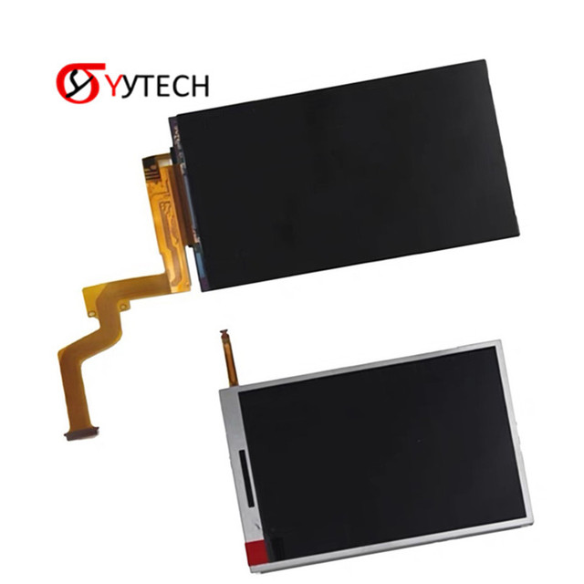 SYYTECH Upper Top Bottom LCD Display Screen for Nintendo New 2DS XL LL 2DSXL 2DSLL Repair Part