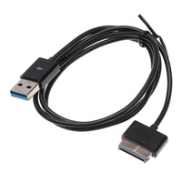 Câble de charge et de données USB 3.0 noir de 1 m à 40 broches pour tablette Asus Eee Pad Transformer TF101