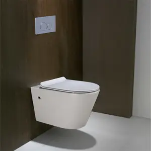 PATE toilet gantung dinding kamar mandi dasar akan terhubung ke toilet gantung tempel