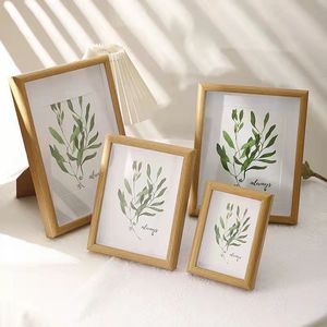 Simple and creative wooden 3D photo <b>frame</b>, tabletop oil pastel cardstock <b>frame</b>, 67810-inch bedroom wall-<b>mounted</b> photo <b>frame</b> - Product Image 1