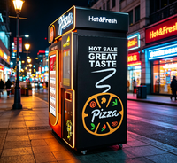 Distributeurs automatiques de pizzas avec 2 fours, robot intelligent pour la préparation de pizzas, distributeur automatique de pizzas, distributeur automatique de pizzas pour l'extérieur