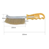 Brosse métallique métallique de nettoyage de détail de polissage en laiton de brosse de rouille d'acier inoxydable