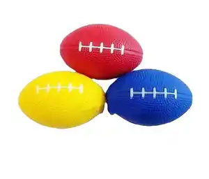 Customized Promotional Anti Stress Toys Pu Foam Stress Balls Rugby Stress High Quality And Promotional Of Inflatable Pvc Rugby