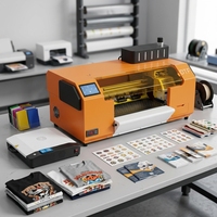 Imprimante DTF XP600 avec four à chaleur 33 cm, machine de transfert d'encre blanche directe sur film pour la personnalisation de vêtements