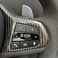 Volant en fibre de carbone avec garniture pour BMW G11 G12 G20 G30 M2 G87 M3 G80 M4 G82 M5 F90 X5 G05 X6 G06 G01 G02