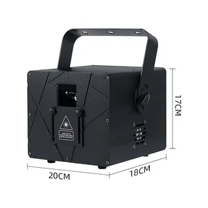 SHTX gros 3W rvb projecteur Laser scène Animation lumière 40Kpps ILDA petit faisceau 1w 4w couleur Laser pour boîte de nuit disco