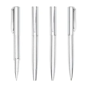 wholesale manufacture Best Ballpoint Metal Pen Design with Etching Pattern and Customized Logo Imprint