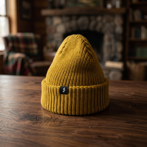 Gorro de Punto Acanalado Unisex con Diseño a Cuadros, Cálido para Invierno, con Puño, Suave y Elástico - Product Image 3