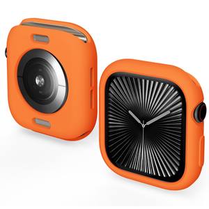 غطاء حماية ناعم مضاد للسقوط من مادة TPU بلون الحلوى S11 نصف تغطية لساعة أبل - Product Image 3