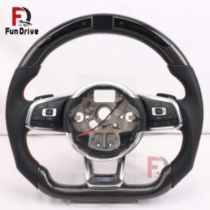 Volante de Cuero Volkswagen para VW Golf <span class=keywords><strong>Mk1</strong></span> Mk2 Mk3 Mk4 Mk5 Mk6 Mk7 Mk8 - Product Image 2