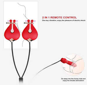 Nippel klemmen Vibrierende Brust clips Nippels timulator für Frauen <span class=keywords><strong>Wired</strong></span> <span class=keywords><strong>Clitoral</strong></span> Vibrators Dildo Sexspielzeug für Frauen Reife - Product Image 6