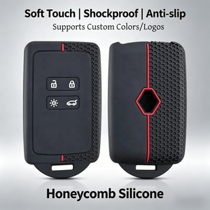 Funda de Silicona Colorida para Llaves de Coche, Diseño Personalizado, Antigolpes y Anti-caídas, para Llaves Renault, Directo de Fábrica - Product Image 2