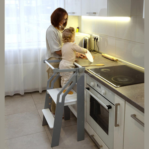 Tour d'apprentissage double pour tout-petits avec double sécurité pour deux enfants - Product Image 3