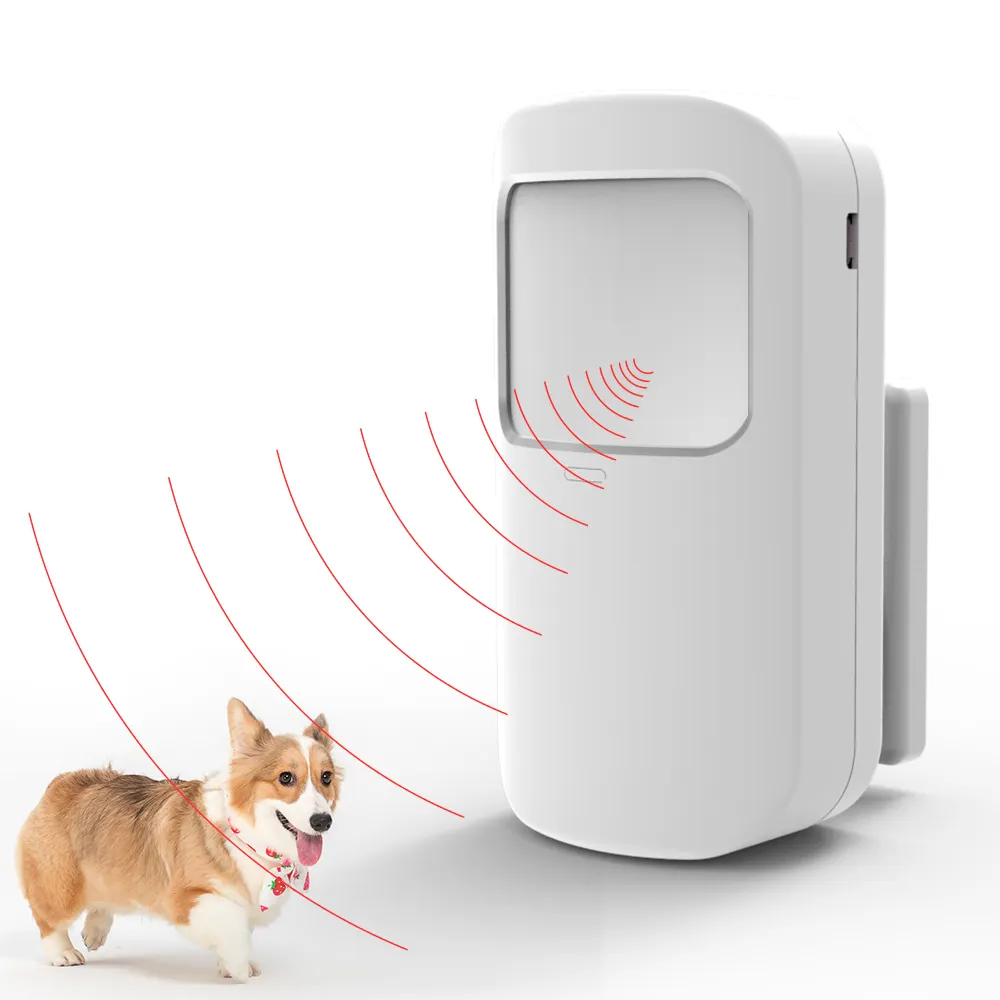 Evcil hayvan dostu kablosuz Pir ev kablosuz Tuya 433mhz hareket sensörü Pir alarmı
