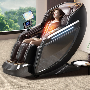 3D Chair <b>Zero</b> <b>Gravity</b> Heated <b>Recliner</b> 40 Airbags Shiatsu Knead Foot Rollers Voice & APP Control 20 Auto Modes MRT-589 - Product Image 2