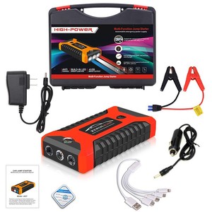 Arrancador de Coches de Emergencia 12V de Gran Capacidad 600A Rojo con Encendido Diésel y Cargador de <span class=keywords><strong>Batería</strong></span> - Product Image 4