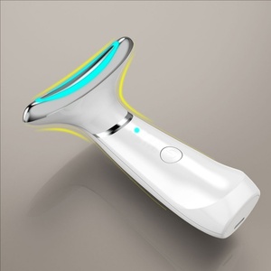 Appareil de beauté importé pour le cou et le visage, instrument de massage vibrant chauffant pour la thérapie du cou - Product Image 1
