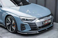 Pour Audi ETron GT : Kit Carrosserie Style FD - Lame Avant, Jupes Latérales, Diffuseur et Spoiler en Fibre de Carbone pour Amélioration ETron GT