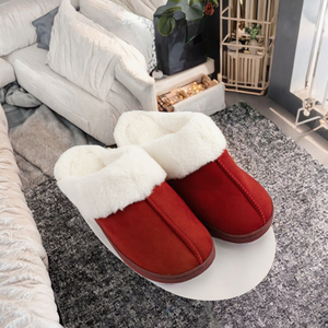 Chaussons d'intérieur personnalisés, épais, confortables, antidérapants, doublure en peluche chaude pour l'hiver, avec des caractéristiques thermiques et un design simple - Product Image 3