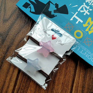 Tarjetas de papel personalizadas para el pelo, cintas elásticas para el pelo con impresión de tu logotipo - Product Image 3