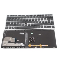 Keyboard Laptop RGB Backlit FR Prancis untuk HP EliteBook 840 G5 G6 846 G5 745 G5 Antarmuka Operasi Produk Baru Suku Cadang Laptop