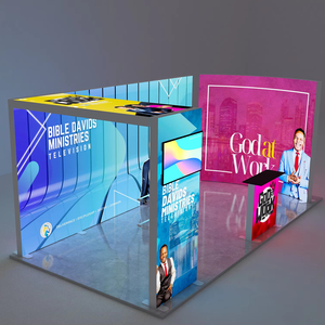 Tianlang 20x10 قدم كشك عرض محمول بقيادة الولايات المتحدة 3x3 متر حامل عرض مع SEG من أجل إعلانات المعرض التجاري - Product Image 1