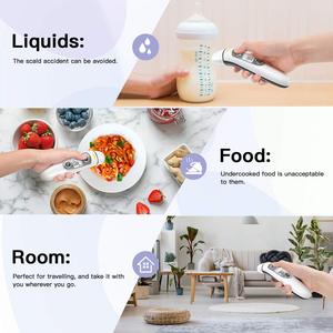 Dijital el ısı tabancası tıbbi elektronik bebek ve yetişkin kızılötesi termometre alın anında doğru 1S okuma - Product Image 5