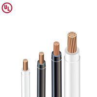Cable Eléctrico JZD UL83 600v THHN, Cable de Cobre de 14 12 10 AWG con Aislamiento de PVC y Cubierta de Nailon, Cable Eléctrico THW