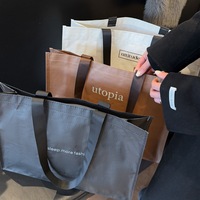 Sac de courses réutilisable en PP imperméable, écologique, sac fourre-tout pour femme, impression personnalisée du logo, sac cadeau de haute qualité