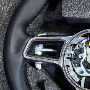 Volante de Cuero Personalizado para Porsche Cayman 911 718 987 970 958 997 Panamera <span class=keywords><strong>Macan</strong></span> Cayenne, Accesorios para Automóviles - Product Image 3