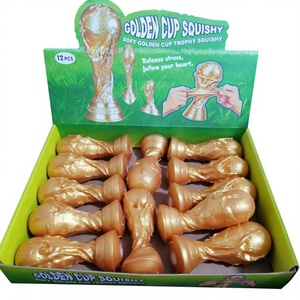 Nuevo éxito de ventas: Juguete antiestrés de silicona de rebote lento con forma del Trofeo Jules <span class=keywords><strong>Rimet</strong></span>, adorable y adorable, artículo transfronterizo. - Product Image 1