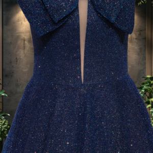 <span class=keywords><strong>Robe</strong></span> <span class=keywords><strong>de</strong></span> soirée personnalisée à paillettes couleur unie, bustier, avec nœud sur le devant, silhouette sirène/trompette, longueur ras du sol, pour mère <span class=keywords><strong>de</strong></span> la mariée, ornée <span class=keywords><strong>de</strong></span> fleurs et <span class=keywords><strong>de</strong></span> strass - Product Image 5