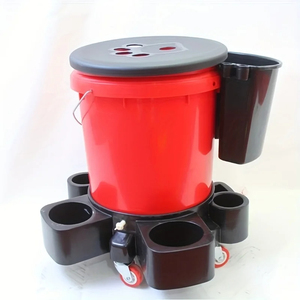 Organizador Universal de Plástico Portátil para Cubo de Coche, Kits de Almacenamiento Externo para Herramientas de Detallado, Cepillos y Guantes, Rápido y Fácil de Actualizar - Product Image 5