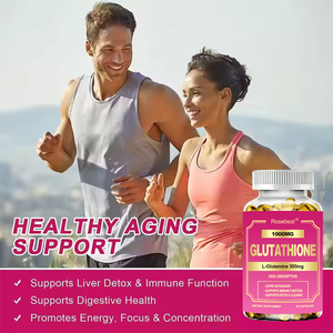 Integratore Alimentare Personalizzato <span class=keywords><strong>Anti</strong></span>-Età e Antiossidante, Capsule Softgel di Glutatione 1000mg con <span class=keywords><strong>L</strong></span>-Glutammina e Vitamina C/D3 - Product Image 4