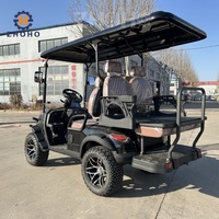 Voiturette de golf électrique tout-terrain pour adultes, homologuée pour la route, 3-4 places, 60V, avec certification CE/DOT, vitesse 30-50 km/h et autonomie 90 km