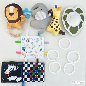 <span class=keywords><strong>Tapis</strong></span> de <span class=keywords><strong>jeu</strong></span> 2 en 1 nouveau design vert doux pour les jeunes avec jouets suspendus comprenant un jouet en peluche écureuil parfait pour les jeux. - Product Image 4