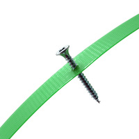 Sangle de cerclage plastique thermofusible YIHONG PET pour emballage manuel, haute résistance, couleur verte, en rouleau, vente en gros