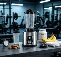 Robot culinaire électrique commercial personnalisé 3L, mixeur-blender 3-en-1 robuste avec fonction mixeur-broyeur