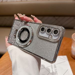 Funda de Teléfono de TPU Cromada para <span class=keywords><strong>Samsung</strong></span> Galaxy <span class=keywords><strong>S22</strong></span>/S23/S24/S25 Ultra/A05S/A15/A06, Brillante con Funciones de Carga Inalámbrica Magnética - Product Image 6