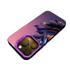 <span class=keywords><strong>Cover</strong></span> posteriore in morbido TPU con loto <span class=keywords><strong>viola</strong></span> Design creativo custodia per telefono cellulare antiurto per <span class=keywords><strong>iPhone</strong></span> 17 16 <span class=keywords><strong>Pro</strong></span> Max/15/<span class=keywords><strong>14</strong></span>/13 confezione al dettaglio - Product Image 6
