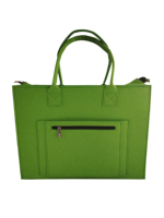Sac à main en feutre simple et polyvalent, grande capacité, fermeture éclair, écologique, léger, unisexe, sacoche portable, sac de rangement pour le bureau