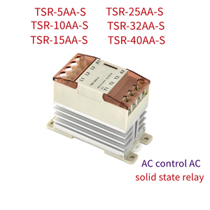 Ba pha không tiếp xúc Clip tích hợp đường sắt hướng dẫn trạng thái rắn Relay <span class=keywords><strong>tsr</strong></span> 5da-<span class=keywords><strong>40da</strong></span>-s 5A 10A 15A 25A 32A 40A <span class=keywords><strong>TSR</strong></span>-25DA-S <span class=keywords><strong>TSR</strong></span>-40AA-S - Product Image 2